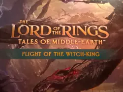 LOTR MTG Tales of Middle-Earth Scene Box: Witch King Packs, Cards & Easel NISB - Image 5