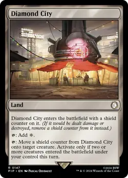 MTG Diamond City [Fallout] Near Mint Magic - Image 1