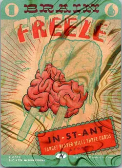 Brain Freeze (Halo Foil) 29 Secret Lair Countdown Kit NM MTG - Image 1