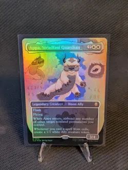 Appa, Steadfast Guardian (Borderless), Fire Lord Z Foil, and Toph Borderless Reg - Image 1