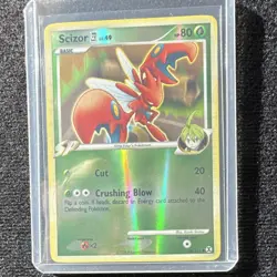Pokemon Scizor E4 LV.49 Rising Rivals 48/111 SP Holo Uncommon Basic HP 80 2009 … - Image 1
