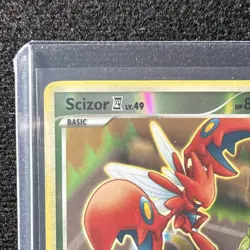 Pokemon Scizor E4 LV.49 Rising Rivals 48/111 SP Holo Uncommon Basic HP 80 2009 … - Image 3