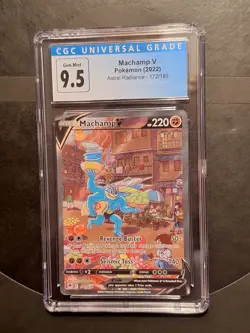 2022 Pokemon TCG Machamp V Alternate Art Astral Radiance 172/189 CGC 10 Gem Mint - Image 1