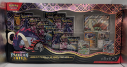 Pokemon TCG Paldean Fates Great Tusk ex & Iron Treads ex Premium Collection DMG - Image 1