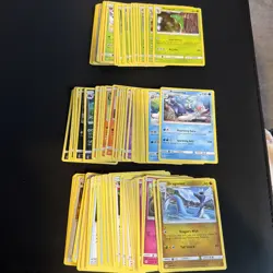 160 Sun and Moon Base Set Card Bundle Pokemon TCG - Image 1