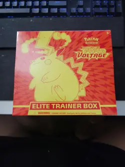 Pokemon TCG Sword & Shield Vivid Voltage ETB Factory Sealed Slight Tear - Image 1
