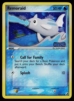 Pokemon Card - Remoraid Unseen Forces 71/115 Common Reverse Holo Stamped - Image 1