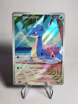 Pokemon TCG Misty's Lapras Destined Rivals 194/182 IR NM / MINT - Image 1