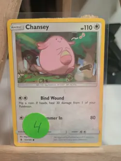 Chansey #101/145 SM - Guardians Rising Common - Pokemon Card 4 - Image 1