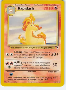 Rapidash 060/110 Legendary Collection Uncommon Normal MP Pokemon TCG - Image 1