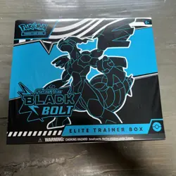 Black Bolt Elite Trainer Box Scarlet and Violet Pokemon TCG Factory Sealed - Image 1