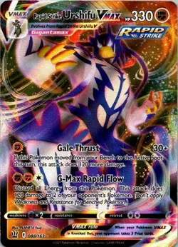Pokemon TCG Rapid Strike Urshifu VMAX 088/163 - Battle Styles LP (SKU 1-1) - Image 1