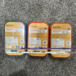 One Piece Tin Pack Set Vol 2 Set of 3 | TS-02 OP-13 | Factory Sealed | Bandai | - Image 2