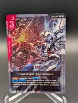 Improved Technique GD03-109 R Gundam Card Game Steel Requiem - Image 1