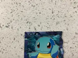 1999 Topps 7/12 #7 Squirtle Die Cut Blue Label Pokemon Card Evolution - Image 2
