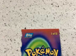 1999 Topps 7/12 #7 Squirtle Die Cut Blue Label Pokemon Card Evolution - Image 5