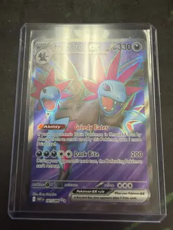 Hydreigon ex Full Art 161/086 White Flare Pokemon Card English - Image 1
