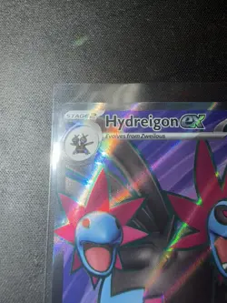 Hydreigon ex Full Art 161/086 White Flare Pokemon Card English - Image 2