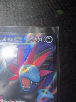 Hydreigon ex Full Art 161/086 White Flare Pokemon Card English - Image 3