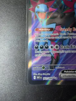 Hydreigon ex Full Art 161/086 White Flare Pokemon Card English - Image 4