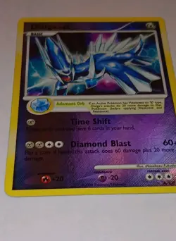 Pokemon Dialga Majestic Dawn 4/100 Reverse Holo Rare Card 100 HP English - Image 3