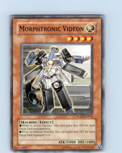 Yu-Gi-Oh TCG Morphtronic Videon RGBT-EN015 Unlimited Common Card NM - Image 1