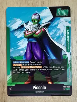 Piccolo FB03-053 Leader Alternate Art Dragon Ball Card English Fusion World - Image 2