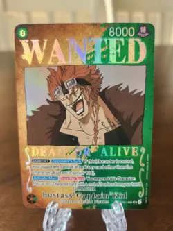 Eustass "Captain" Kid OP01-051 Wanted Poster Alt Art Card - Image 1