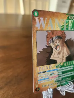 Eustass "Captain" Kid OP01-051 Wanted Poster Alt Art Card - Image 2