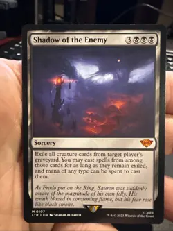 Shadow of the Enemy Lord of the Rings 107 NM Regular - Image 1