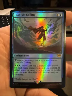 Lost Isle Calling Lord of the Rings Foil 0061 NM - Image 1
