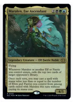 MTG Maralen, Fae Ascendant - Lorwyn Eclipsed (ECL) Foil Magic Near Mint - Image 2