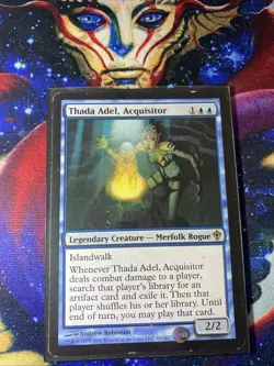 Thada Adel, Acquisitor Worldwake Rare Lightly Played MTG - Image 1
