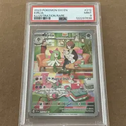 Pokemon TCG Kirlia Full Art Holo Illustration Rare Card 212/198. PSA 9 Mint - Image 1