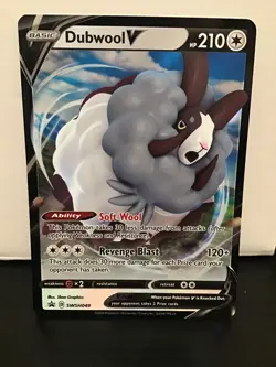 Dubwool V SWSH049 Holo Pokemon Black Star Promo - Image 1
