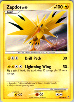Zapdos - 48/147 [Supreme Victors] Pokemon TCG - Regular RARE - VLP - Image 1