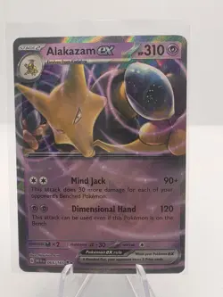 Pokemon TCG Alakazam ex 065/165 Double Rare Holofoil - Image 1