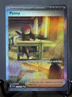 Pokemon TCG Penny 252/198 SIR SV01: Scarlet & Violet Base Set Illustration Rare - Image 1