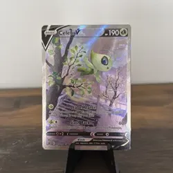 Celebi V Pokemon Fusion Strike 245/264 Ultra Rare Full Art Holo NM - Image 1