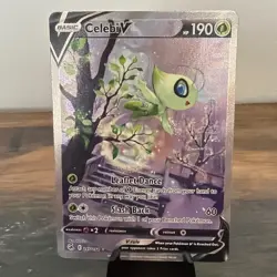 Celebi V Pokemon Fusion Strike 245/264 Ultra Rare Full Art Holo NM - Image 2
