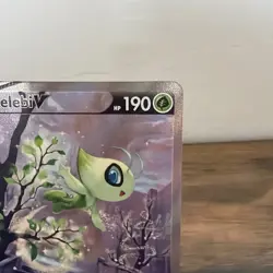 Celebi V Pokemon Fusion Strike 245/264 Ultra Rare Full Art Holo NM - Image 3