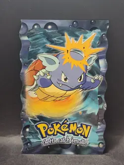 Wartortle 8 of 12 Die Cut 1999 Topps Pokemon - Image 1