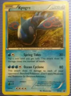 2015 Pokemon Holographic XY Promo Set Kyogre - Image 1