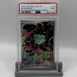 Pokemon Bulbasaur Illustration Rare Stamped Holo PSA 9 Miscellaneous 133/132 - Image 1