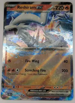 Reshiram ex 030/159 Pokemon TCG S&V Journey Together Double Rare NM - Image 1