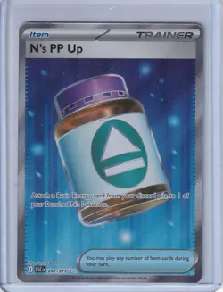 N's PP Up 262/217 Full Art Ultra Rare Pokemon Ascended Heroes ENGLISH NM - Image 1