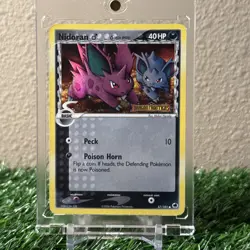 Pokemon TCG Nidoran M (Delta Species) EX Dragon Frontiers 57/101 Reverse Holo - Image 1