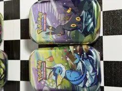 Pokemon Prismatic Evolutions Complete Set of 8 Mini Tins SEALED - Image 2