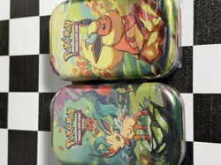 Pokemon Prismatic Evolutions Complete Set of 8 Mini Tins SEALED - Image 3