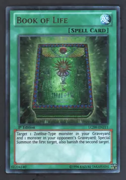 YugiOh : Book Of Life - LCJW-EN211 - Ultra Rare - 1st Edition Ex LP - Image 1